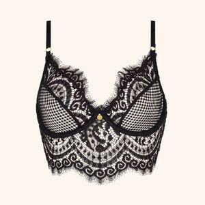 Gooseberry Intimates Demi Bra Full Glam Sexy Black XS